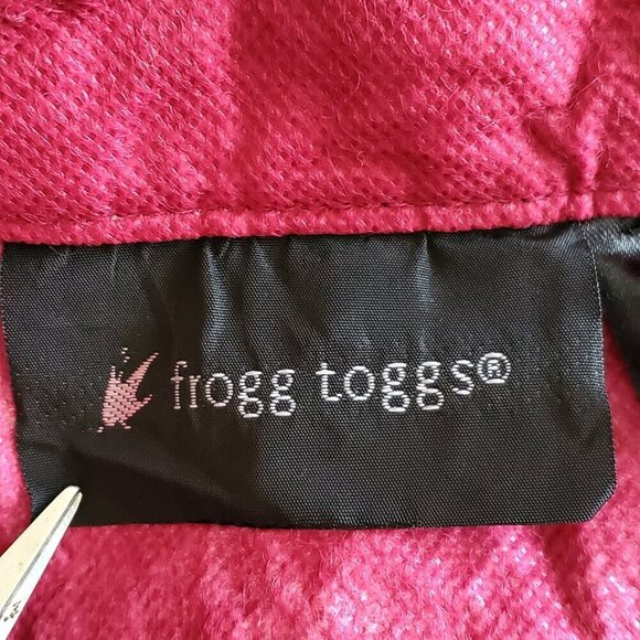 FROGG TOGGS Kids' Classic Pro Action Waterproof Rain Jacket Cherry Color M - Picture 11 of 16